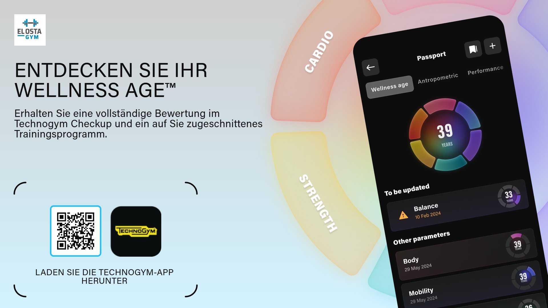 Technogym App – Entdecke dein Wellness Age